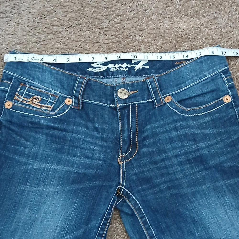 Seven7  denim bootcut jeans size 31 - Picture 11 of 15